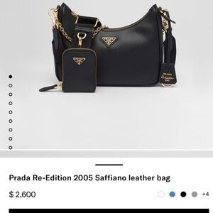 Prada Re-Edition 2005 Saffiano Leather Bag